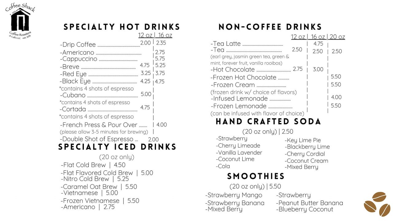 Coffee Shack Coffee Roasters in Heath Ohio